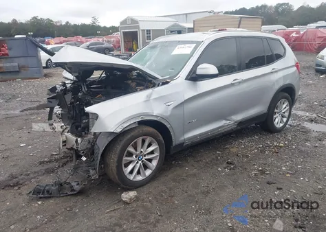 2016 BMW X3 xDrive28I z USA, uszkodzony, nr VIN 5UXWX9C55G0D90865